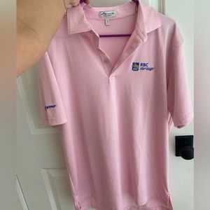 Peter Millar RBC Heritage Golf Tournament Men’s Shirt HHI Pink